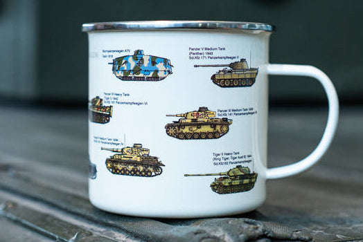 Tanks Enamel Mug