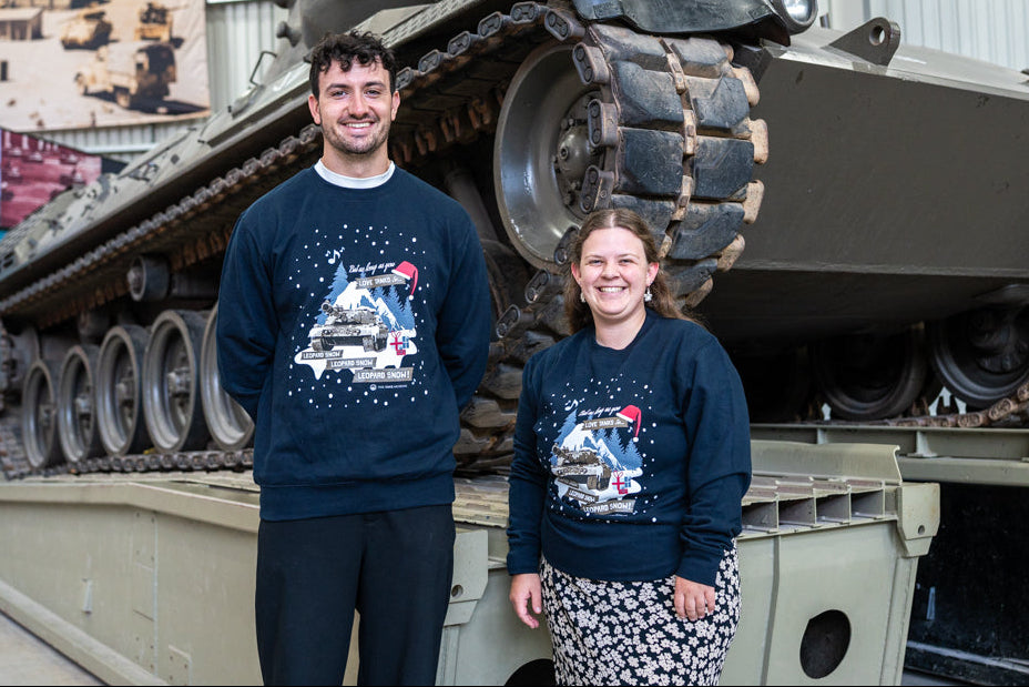 Leopard Snow Christmas Sweater