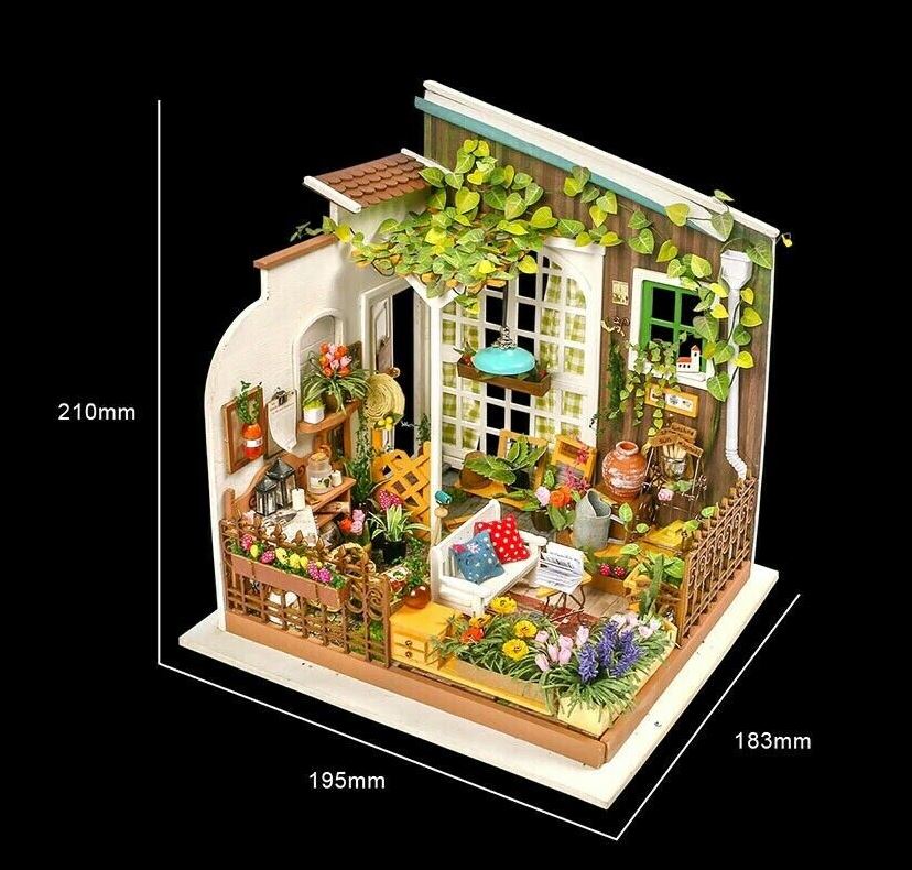 Rolife 3D Miniature Houses Homeware Rolife Rolife 3D Miniature Houses - Millers Garden.