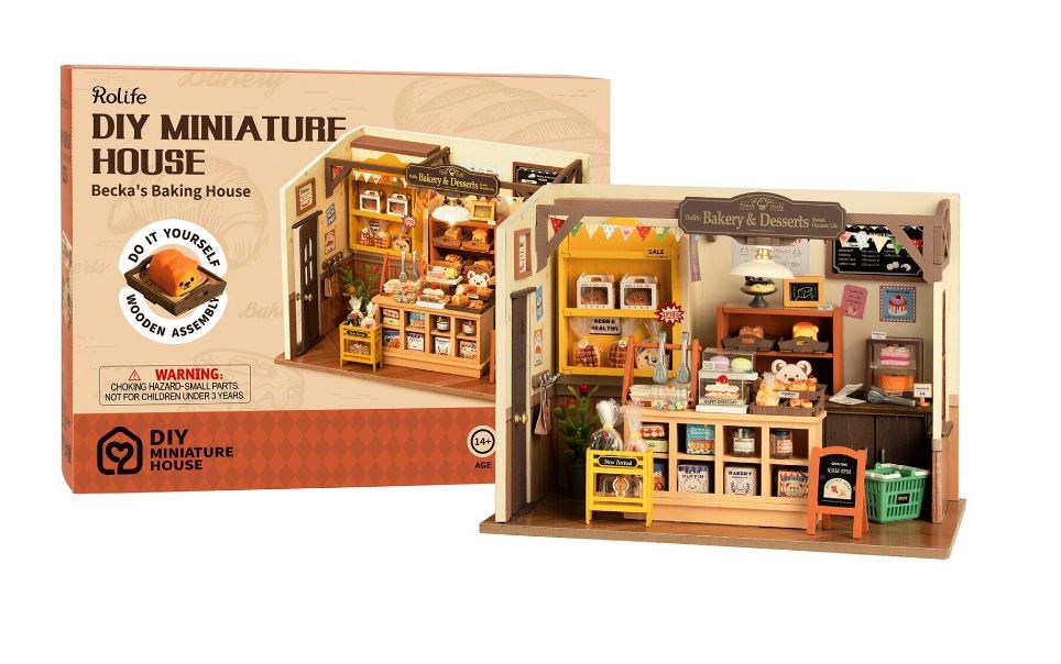 Rolife 3D Miniature Houses Homeware Rolife Rolife 3D Miniature Houses - Becka's Baking House.