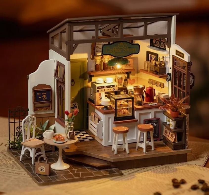 Rolife 3D Miniature Houses Homeware Rolife Slow Life Cafe.