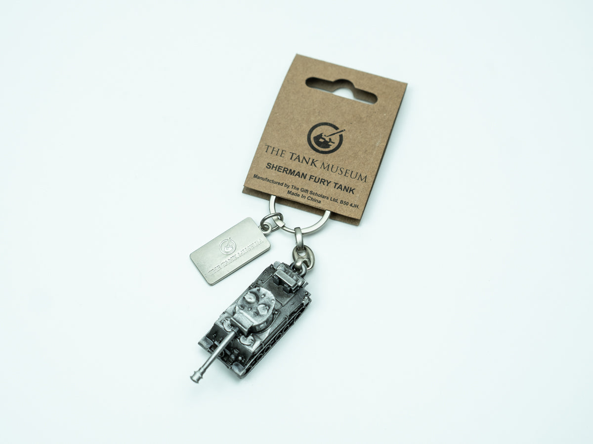 Sherman Fury Metal Keyring Keyring The Gift Scholars
