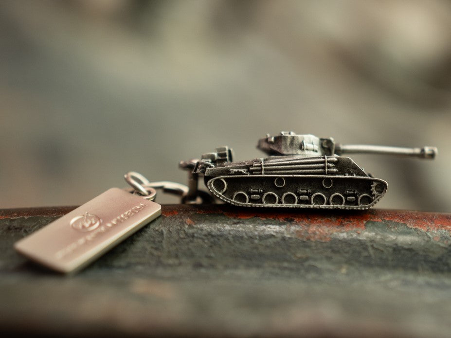 Sherman Fury Metal Keyring Keyring The Gift Scholars