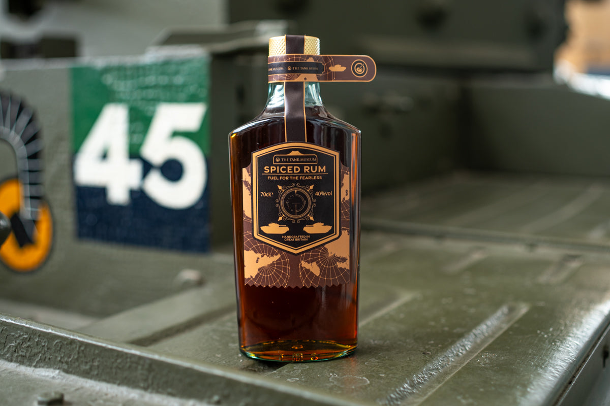 Fuel for the Fearless Tank Rum Drink Drapers England