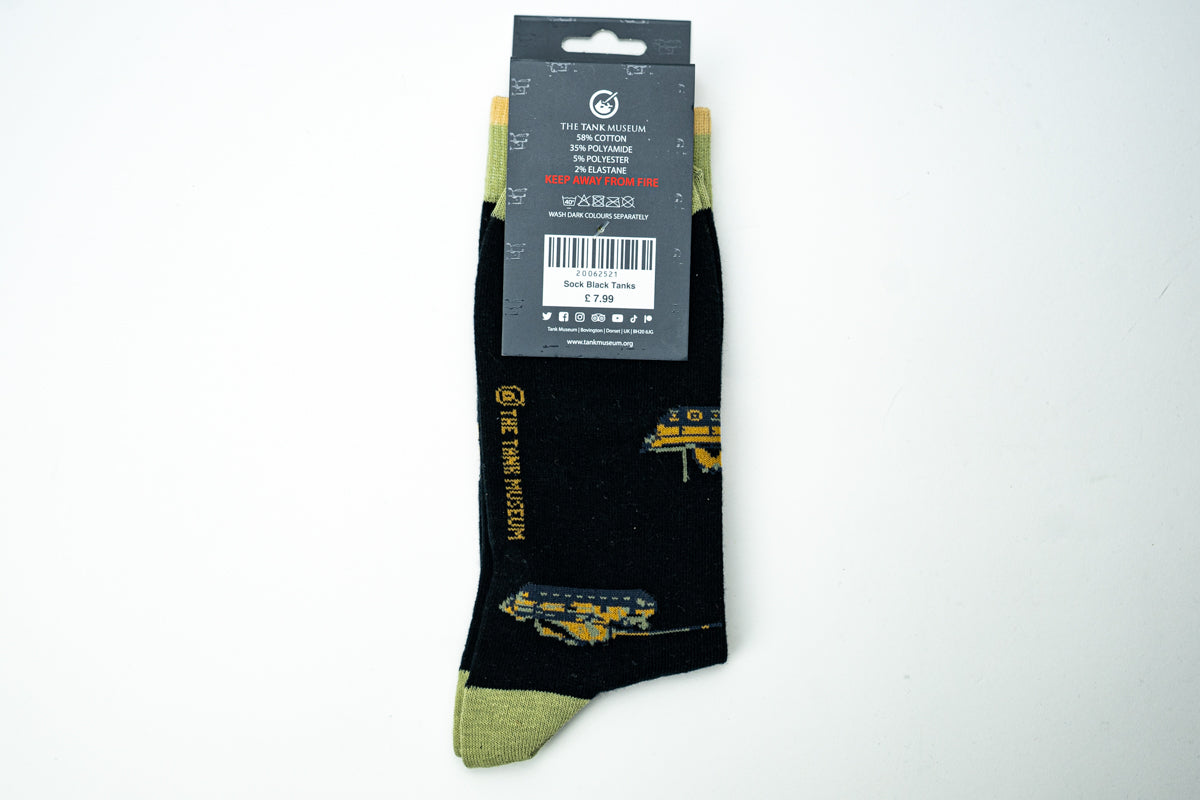 Tank Museum Socks Black: German Tanks Socks Fimex