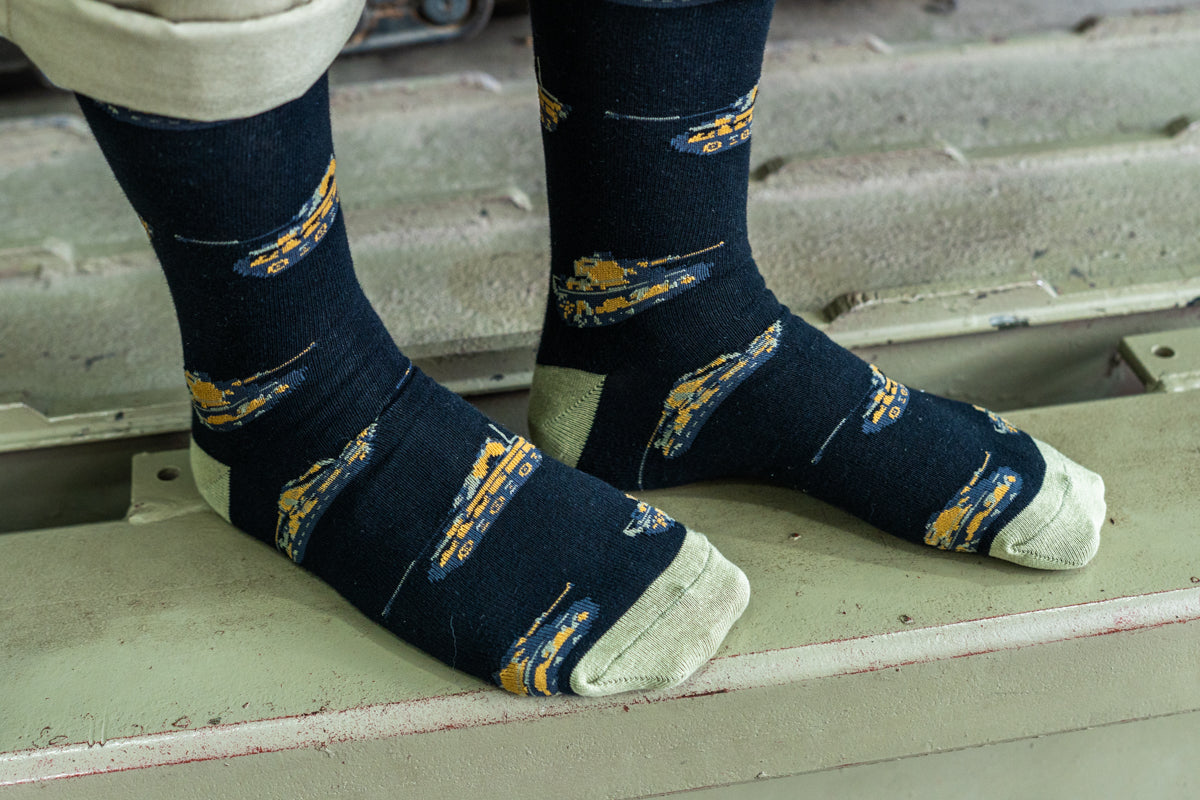 Tank Museum Socks Black: German Tanks Socks Fimex