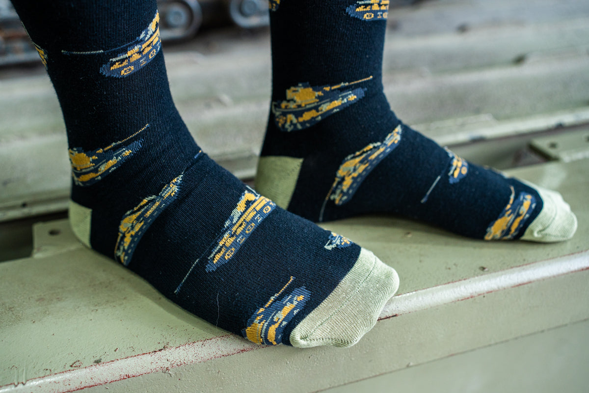 Tank Museum Socks Black: German Tanks Socks Fimex