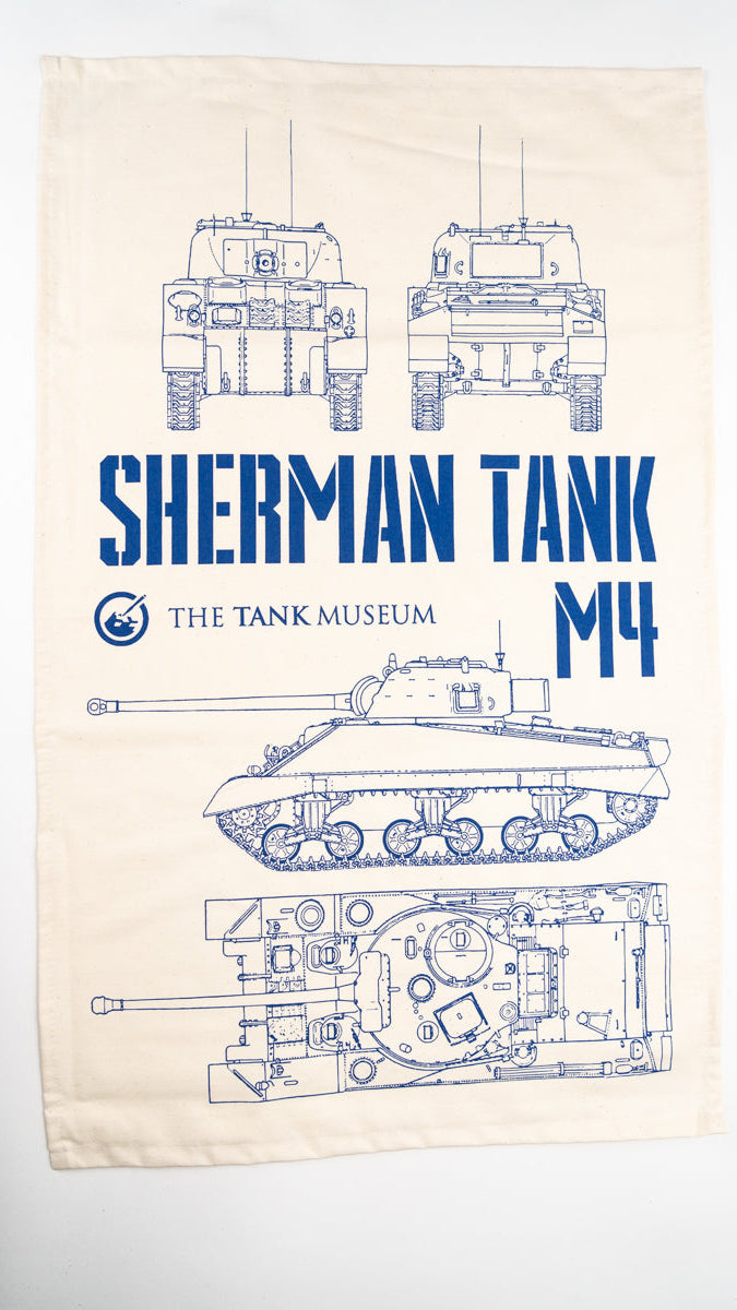 Sherman M4 Tea Towel Tea Towel Smudge