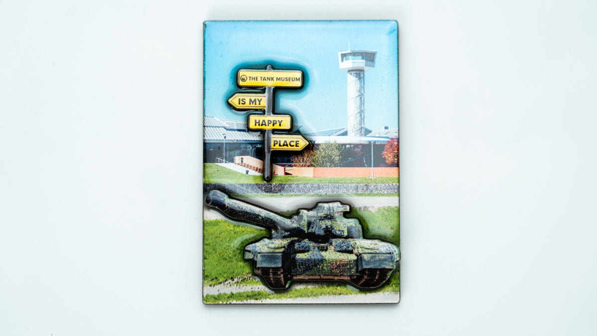 The Tank Museum is My Happy Place Magnet Fridge Magnet Kandy Toys