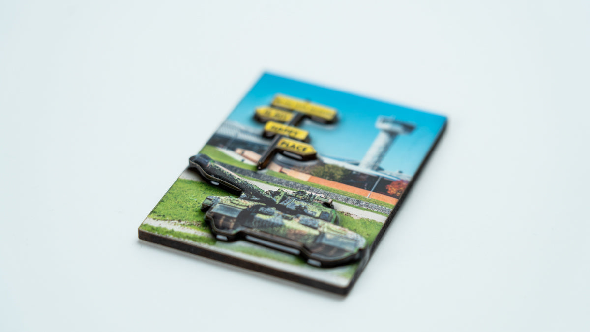 The Tank Museum is My Happy Place Magnet Fridge Magnet Kandy Toys