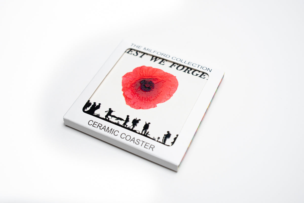 Ceramic Coaster: Lest We Forget Coaster Milford Collection