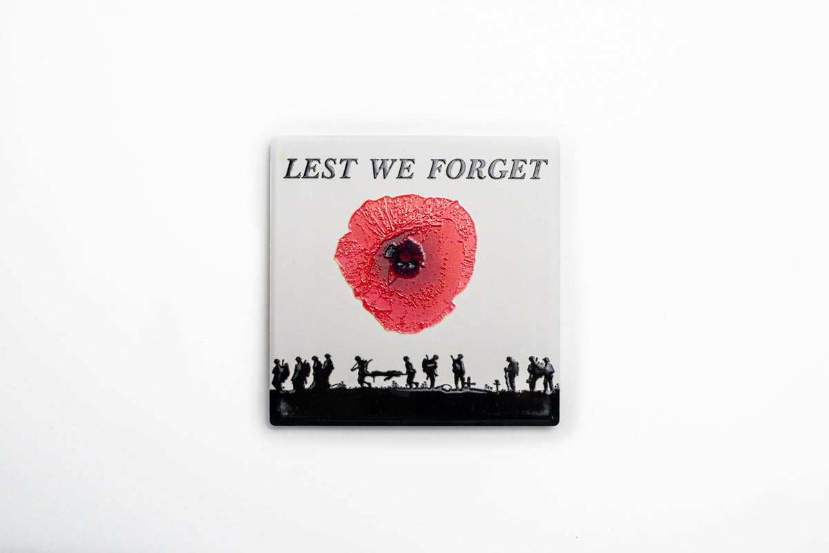 Ceramic Coaster: Lest We Forget Coaster Milford Collection
