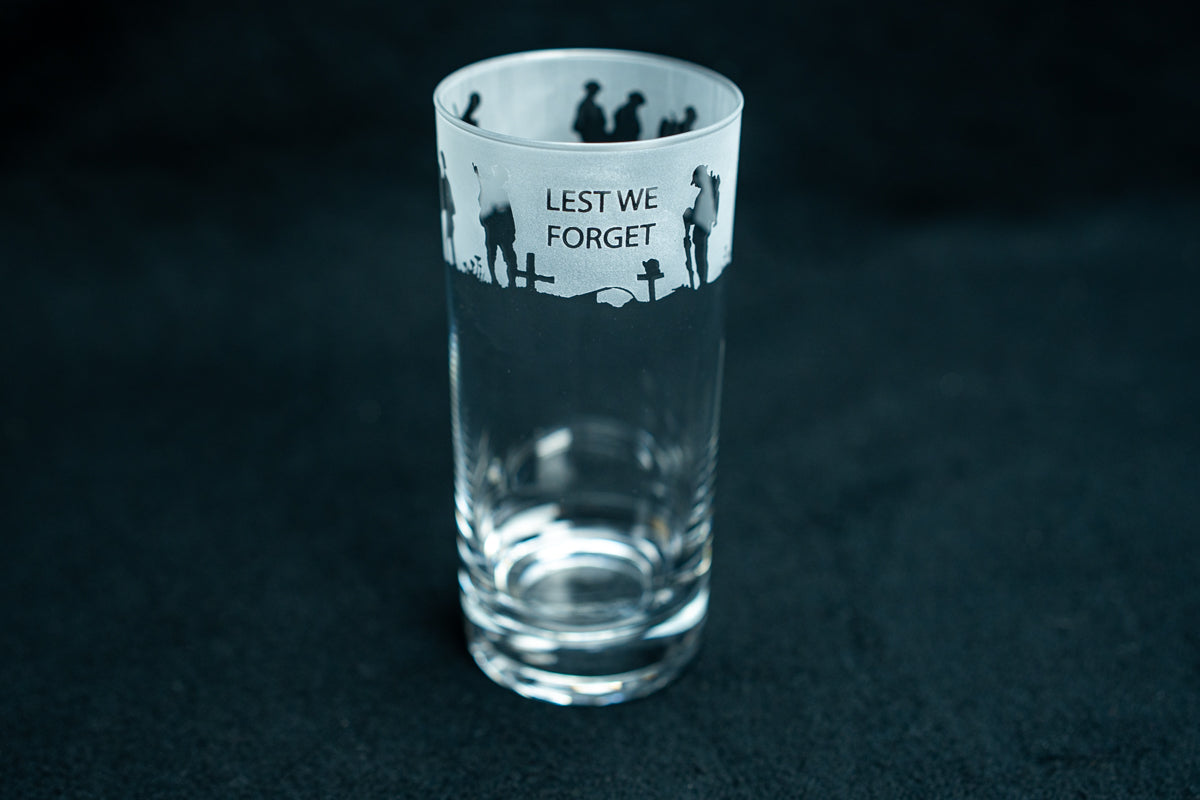 Lest We Forget Highball Tumbler Drinkware Milford Collection