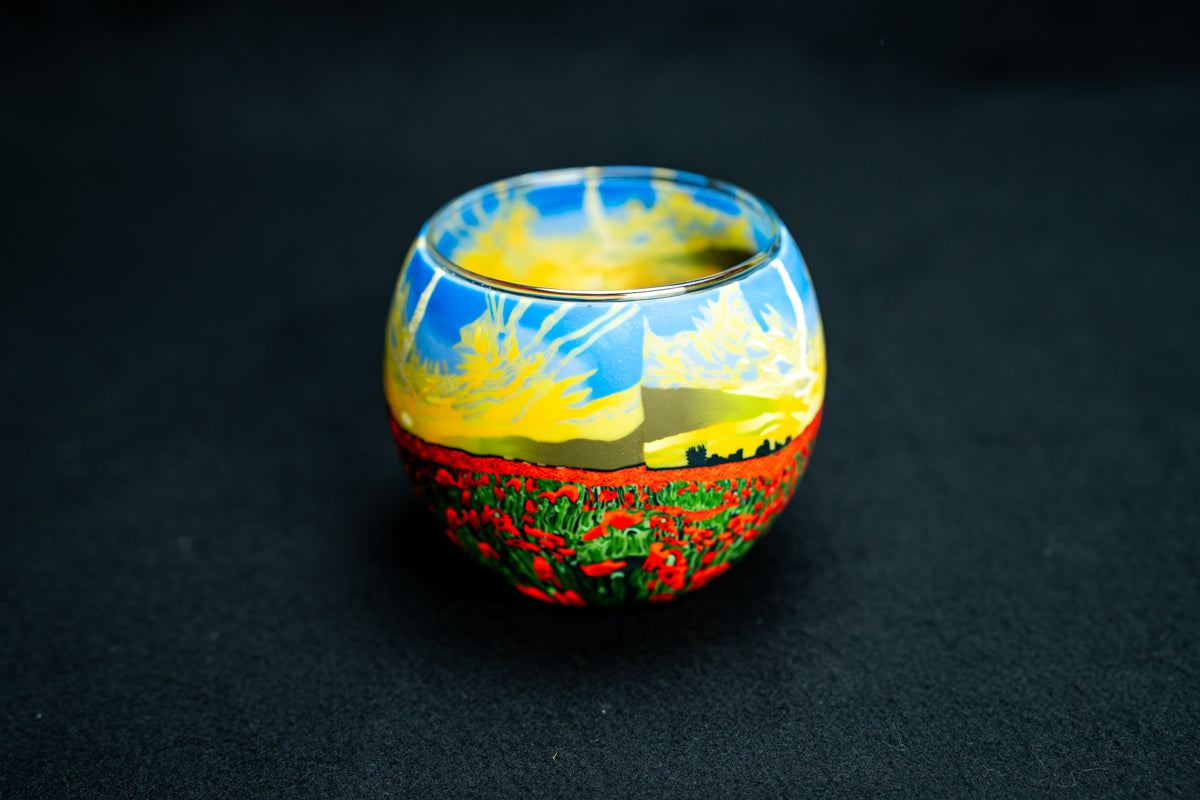 Poppy Sunrise Light Glass Homeware Milford Collection