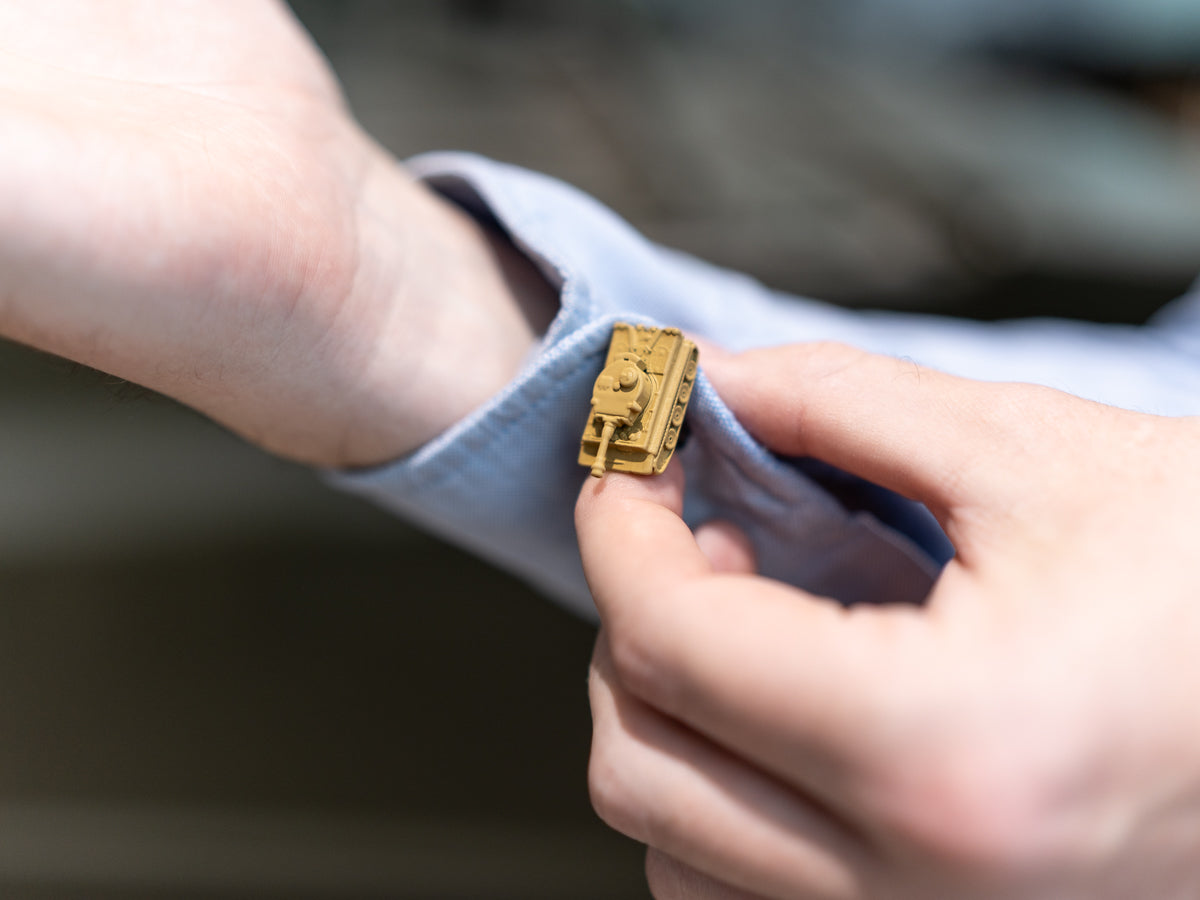 Tiger 131 Tank Cufflinks