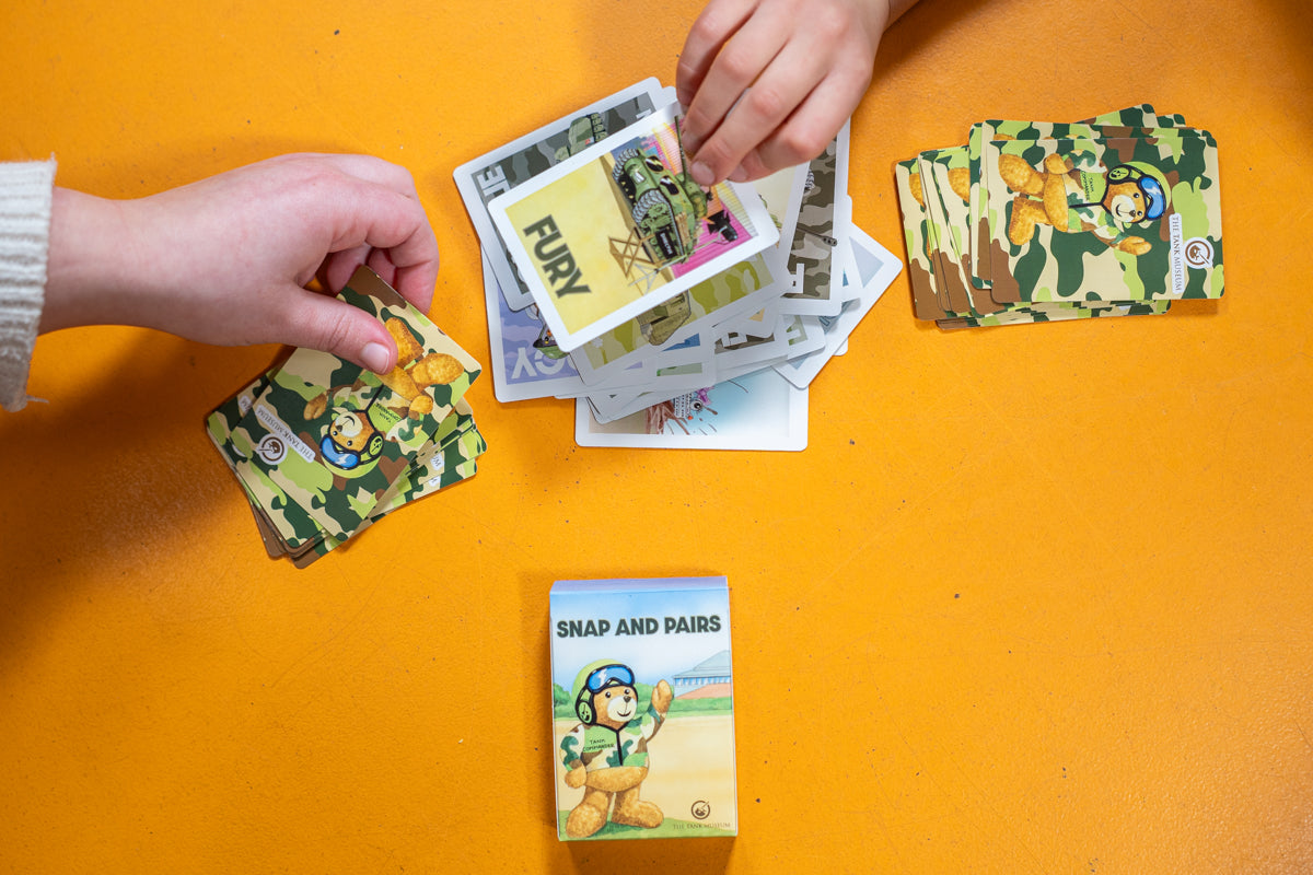 Tank Commander Basil's Snap and Pairs Card Game Deck Game The Gift Scholars