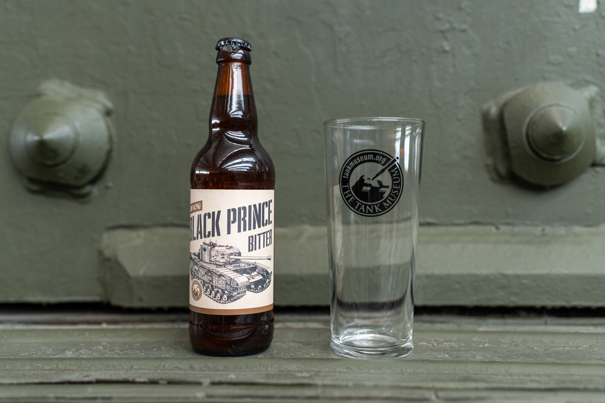Black Prince Beer and Tank Museum Pint Glass Gift Selection Drink The Tank Museum