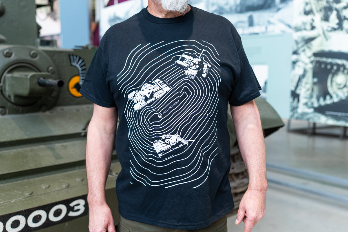 Topographical Tanks Arena Black T-shirt T-Shirt Aspire