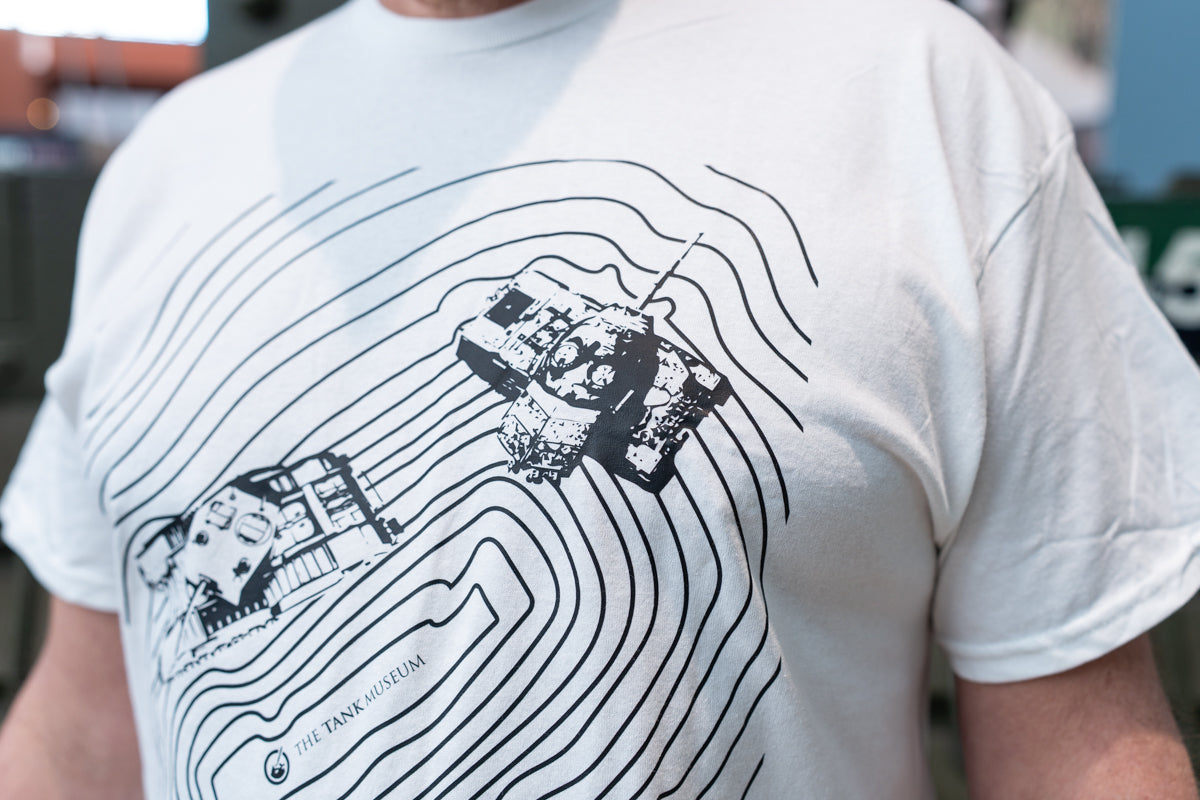 Topographical Tanks Arena White T-shirt T-Shirt Aspire