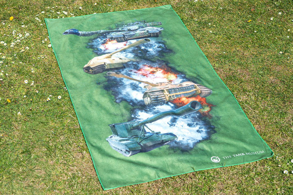 Big Guns Tanks Beach Towel Homeware Kandy Toys