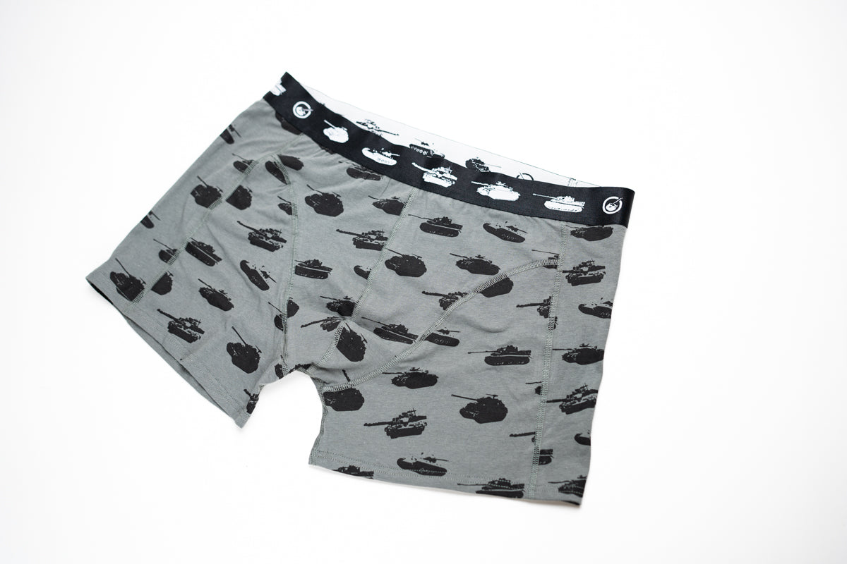 Tank Boxer Shorts: 2 Pack Underwear T and F