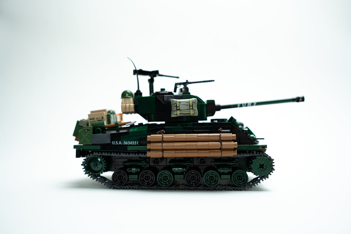 Cobi 1/35 Scale Sherman M4A2E8 (76) W "Fury" Tank Museum Exclusive Brick Model Kit Cobi