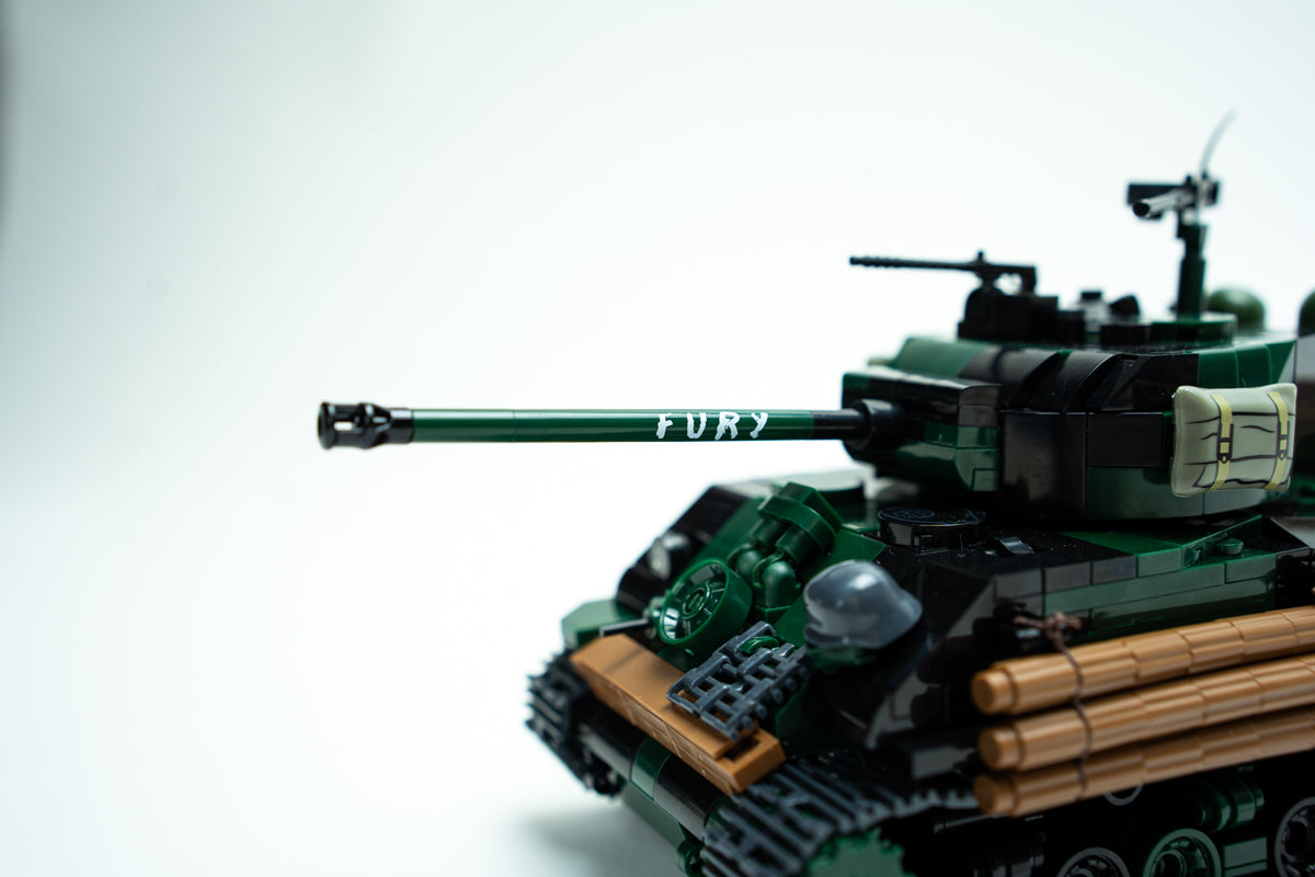 Cobi 1/35 Scale Sherman M4A2E8 (76) W "Fury" Tank Museum Exclusive Brick Model Kit Cobi