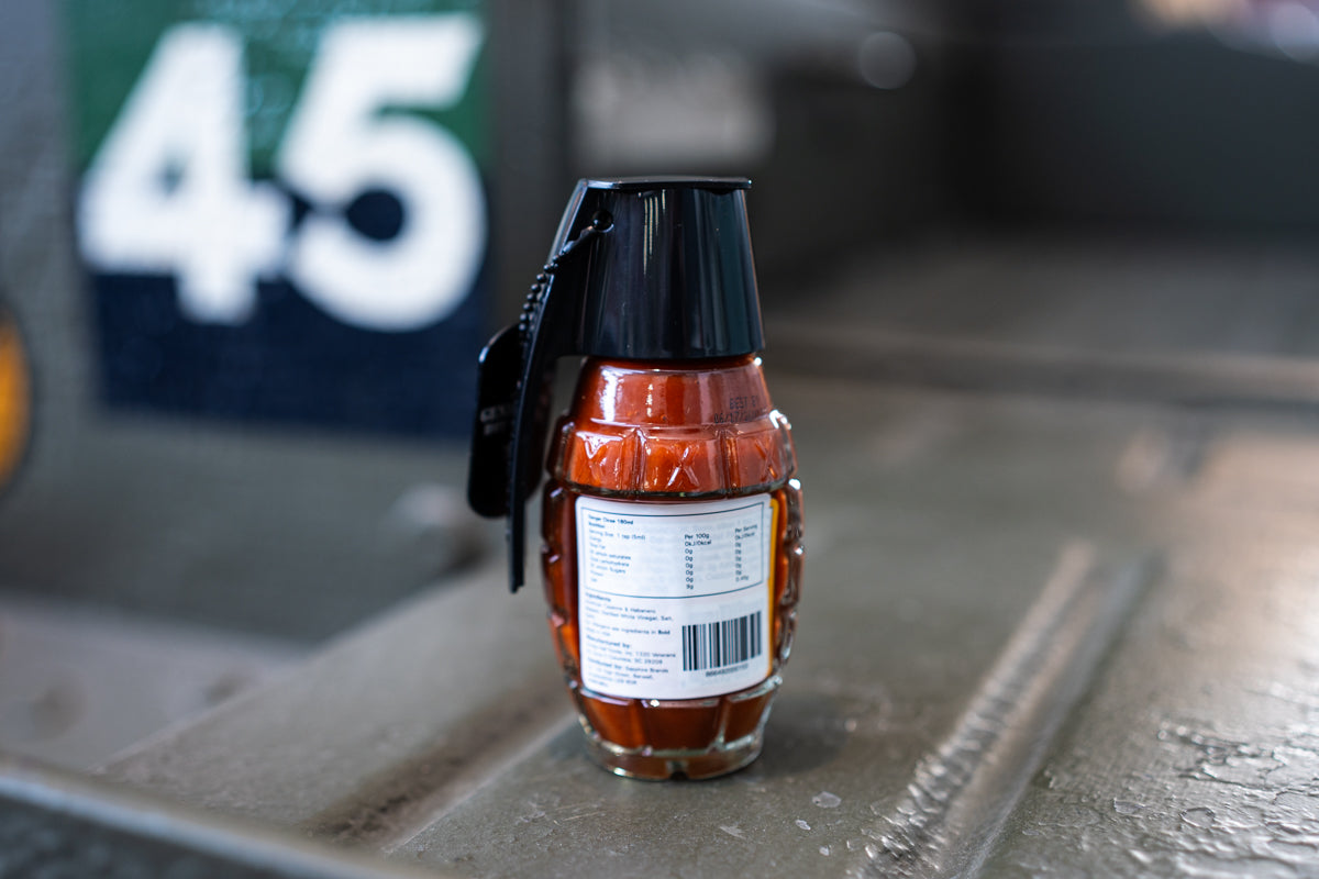 Danger Close Grenade Sauce Food The General's Hot Sauce
