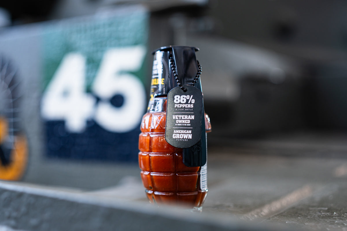 Danger Close Grenade Sauce Food The General's Hot Sauce