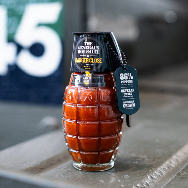 Danger Close Grenade Sauce Food The General's Hot Sauce