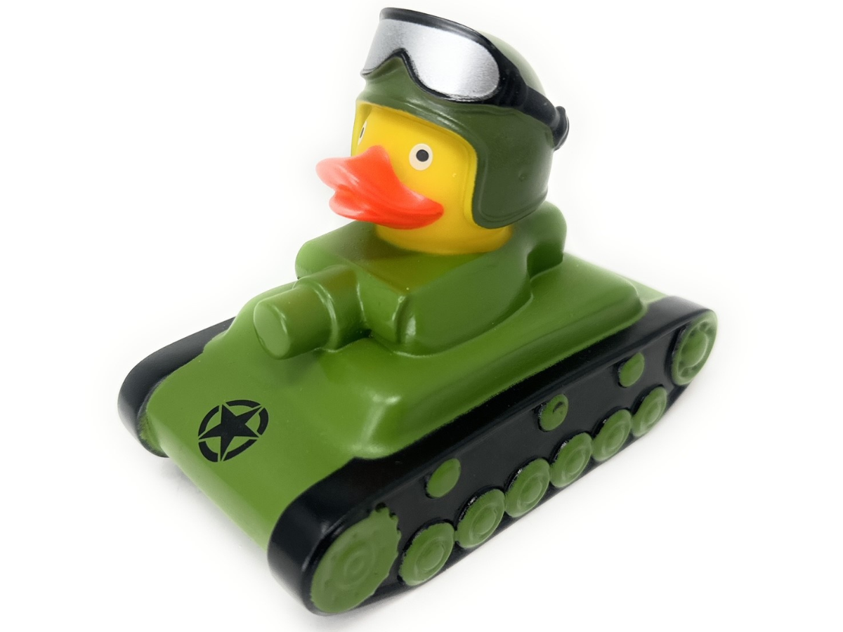 Exclusive Tank Commander Rubber Duck Homeware Yarto