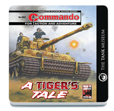 Commando Comics A Tigers Tale Coaster Coaster The Original Metal Sign Co