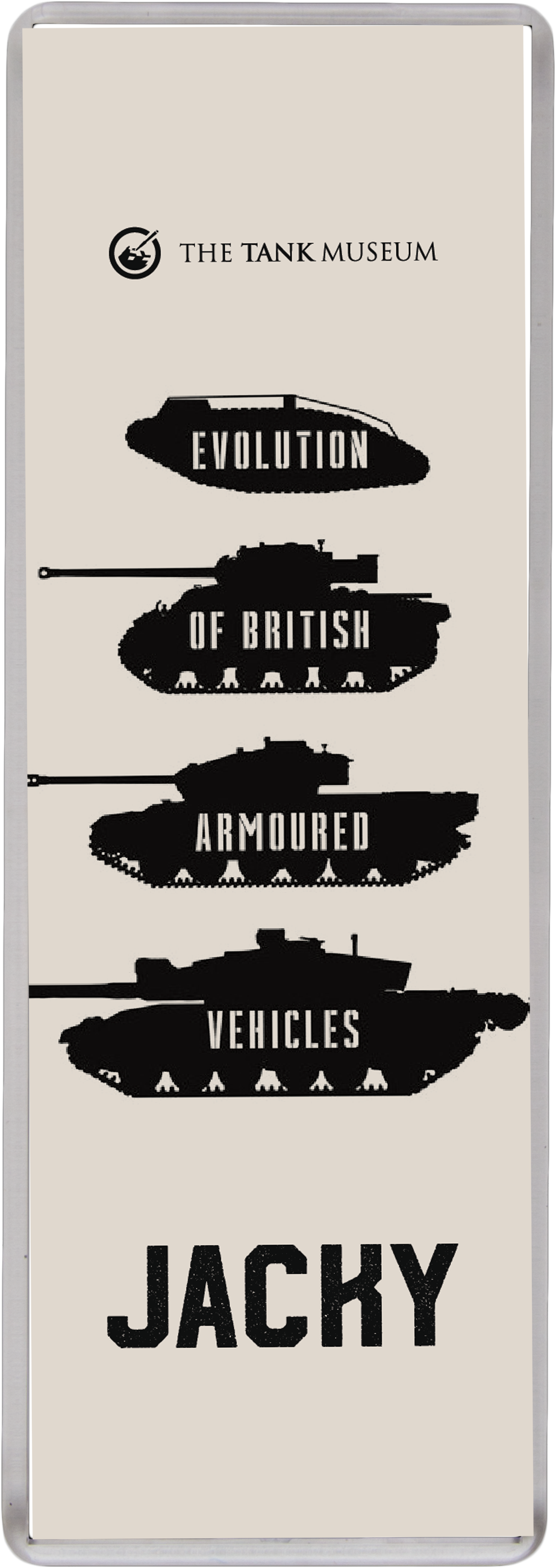Evolution of British Armoured Vehicles Personalised Magnet Fridge Magnet My Moments