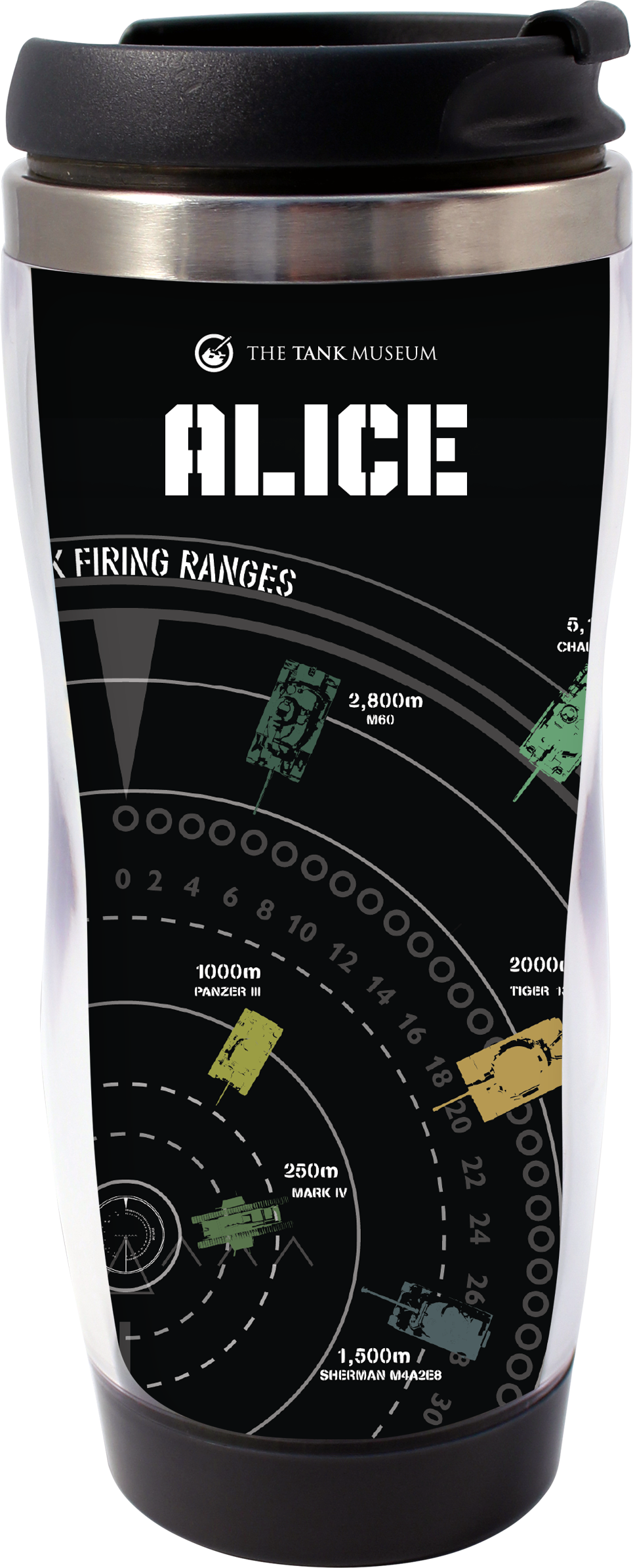 Firing Range Personalised Travel Mug