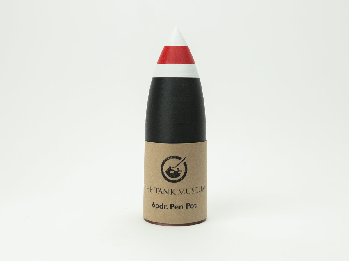 6 pdr. Pen Pot Stationery The Tank Museum