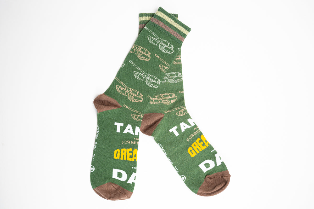 Tank Museum Limited Edition Greatest Dad Socks Socks Fimex
