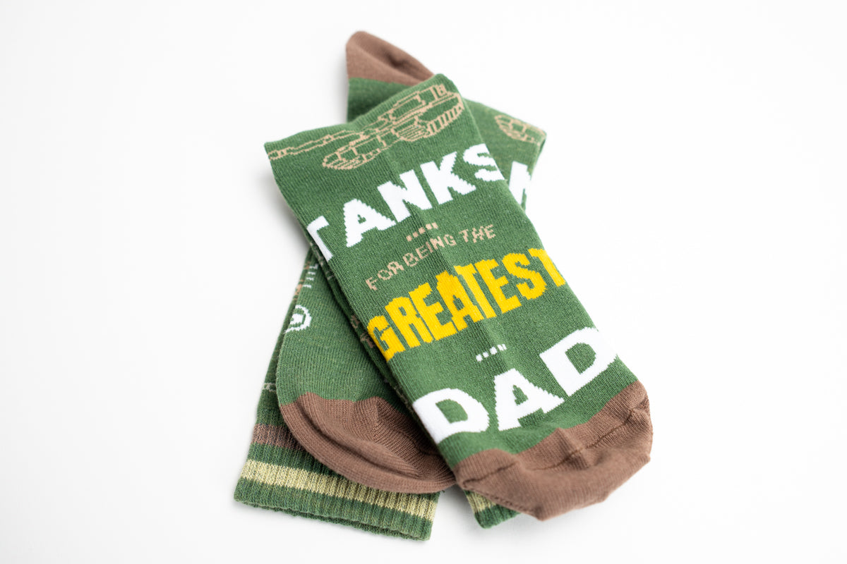 Tank Museum Limited Edition Greatest Dad Socks Socks Fimex