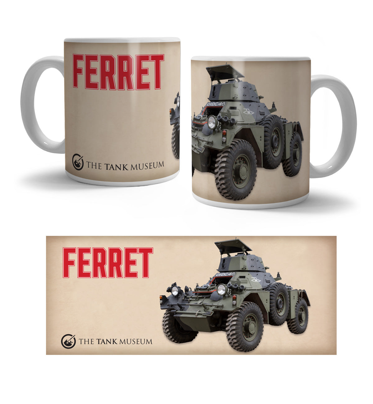 Ferret Scout Car Mug Mug The Original Metal Sign Co