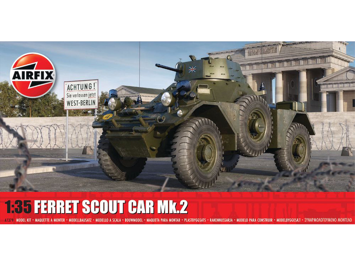 Airfix 1/35 Scale Ferret Scout Car Mk 2 Scale Model Airfix