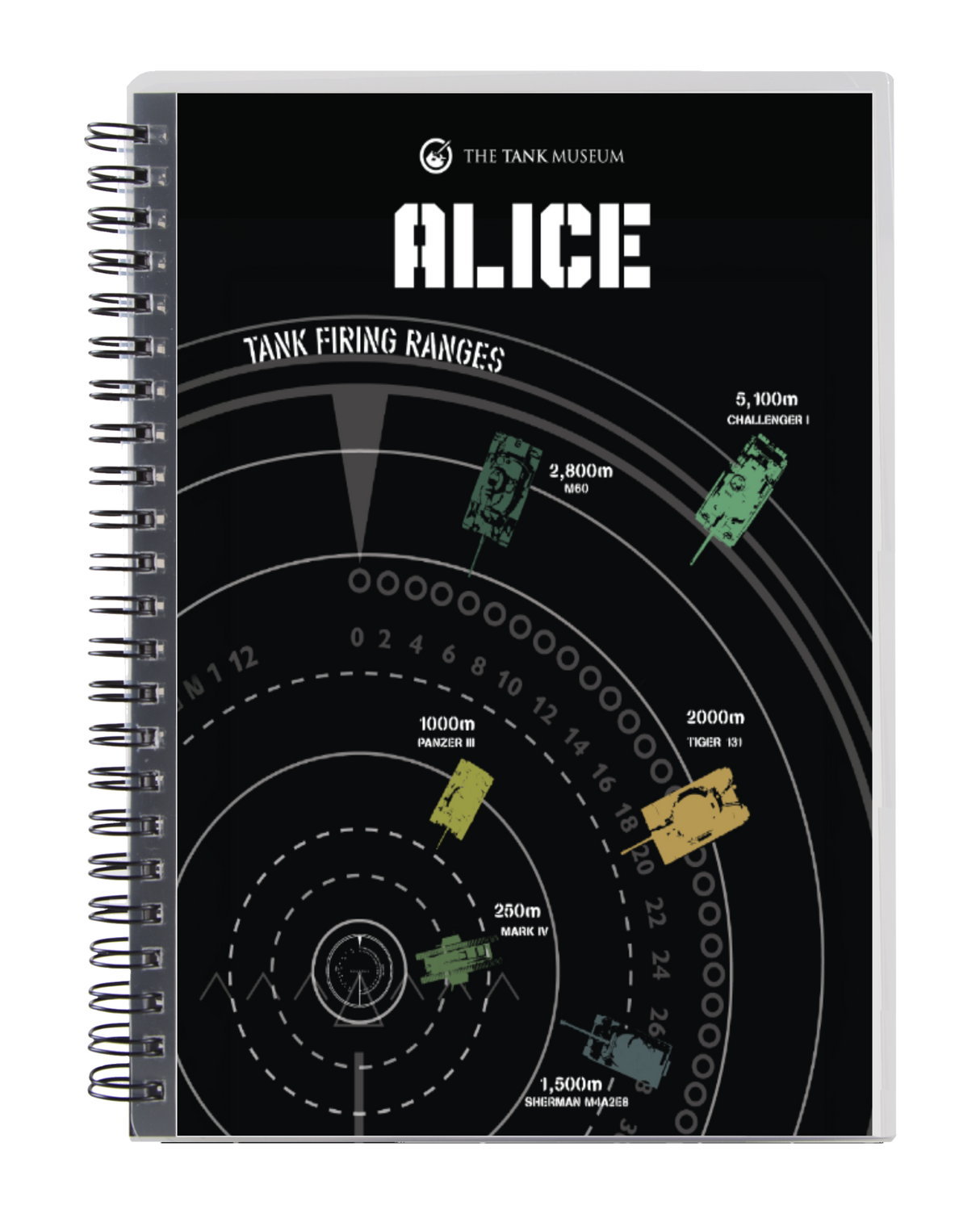 Firing Range Personalised Notebook