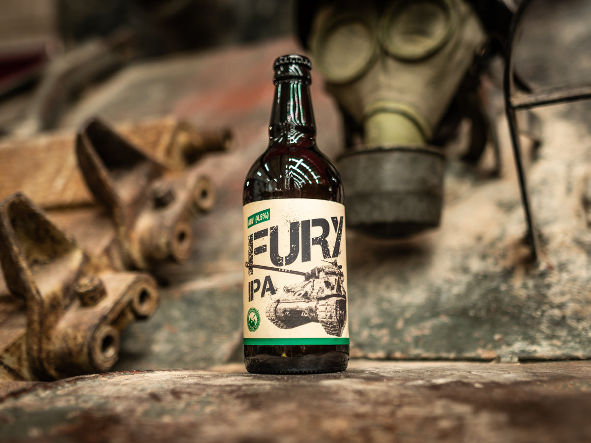 Tank Museum Beer Drink Piddle Fury IPA Without Glass
