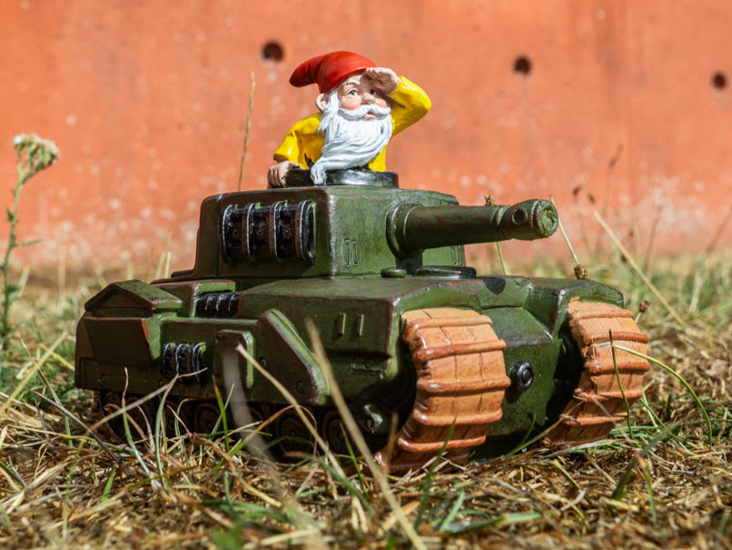 Tank Commander Gnome - Large Homeware A Bit Quackers
