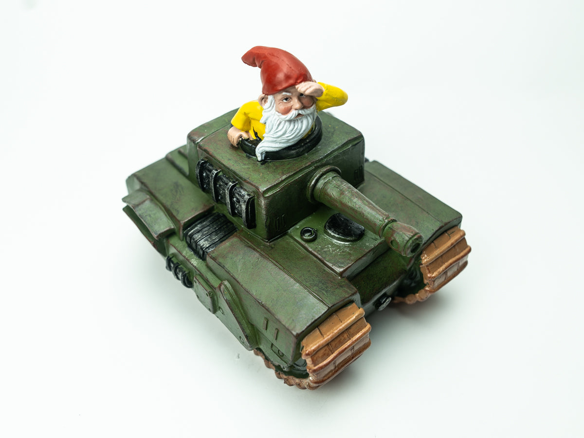 Tank Commander Gnome - Large Homeware A Bit Quackers