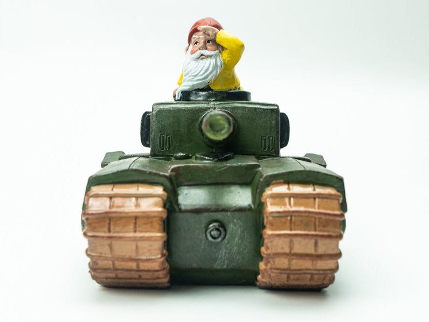 Tank Commander Gnome - Large Homeware A Bit Quackers