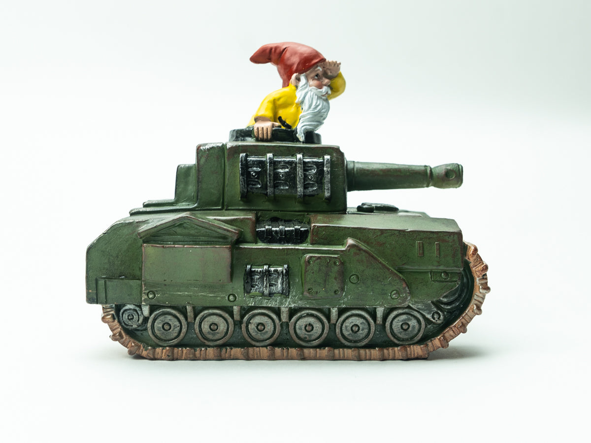 Tank Commander Gnome - Large Homeware A Bit Quackers