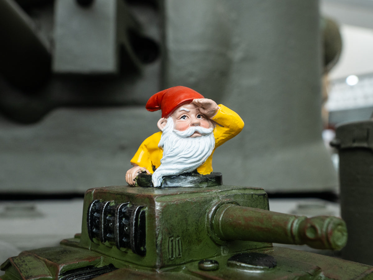 Tank Commander Gnome - Large Homeware A Bit Quackers
