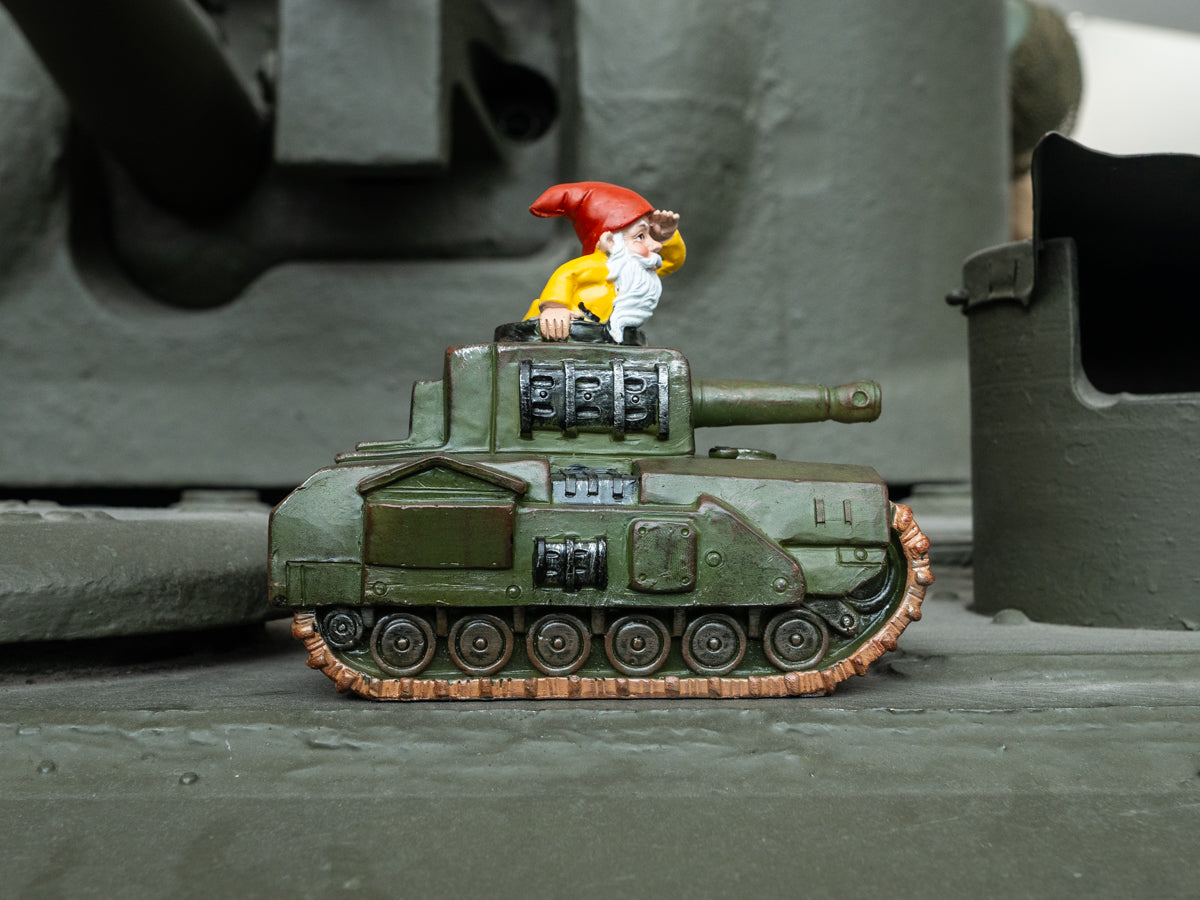 Tank Commander Gnome - Large Homeware A Bit Quackers