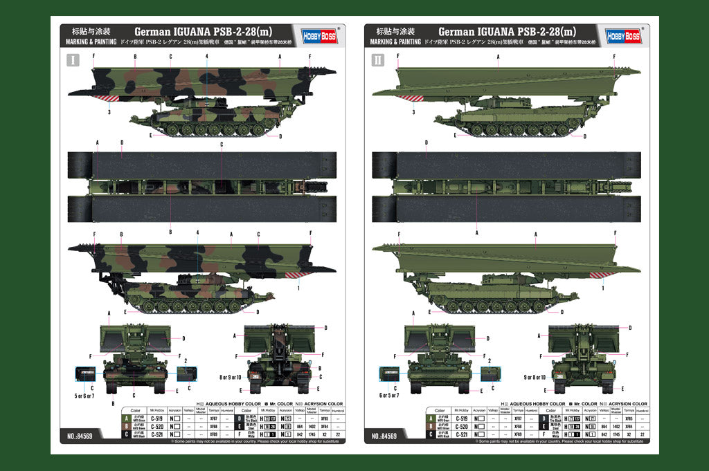 Hobby Boss 1/35 German Iguana PSB-2-28(M) Scale Model Hobby Boss
