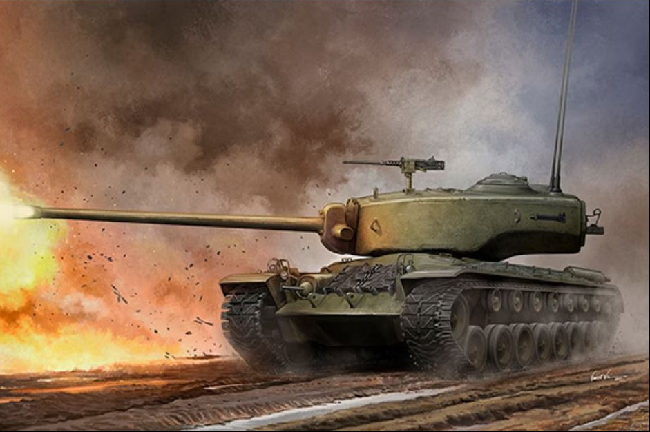 HobbyBoss 1/35 Scale US T34 Heavy Tank Scale Model Hobby Boss