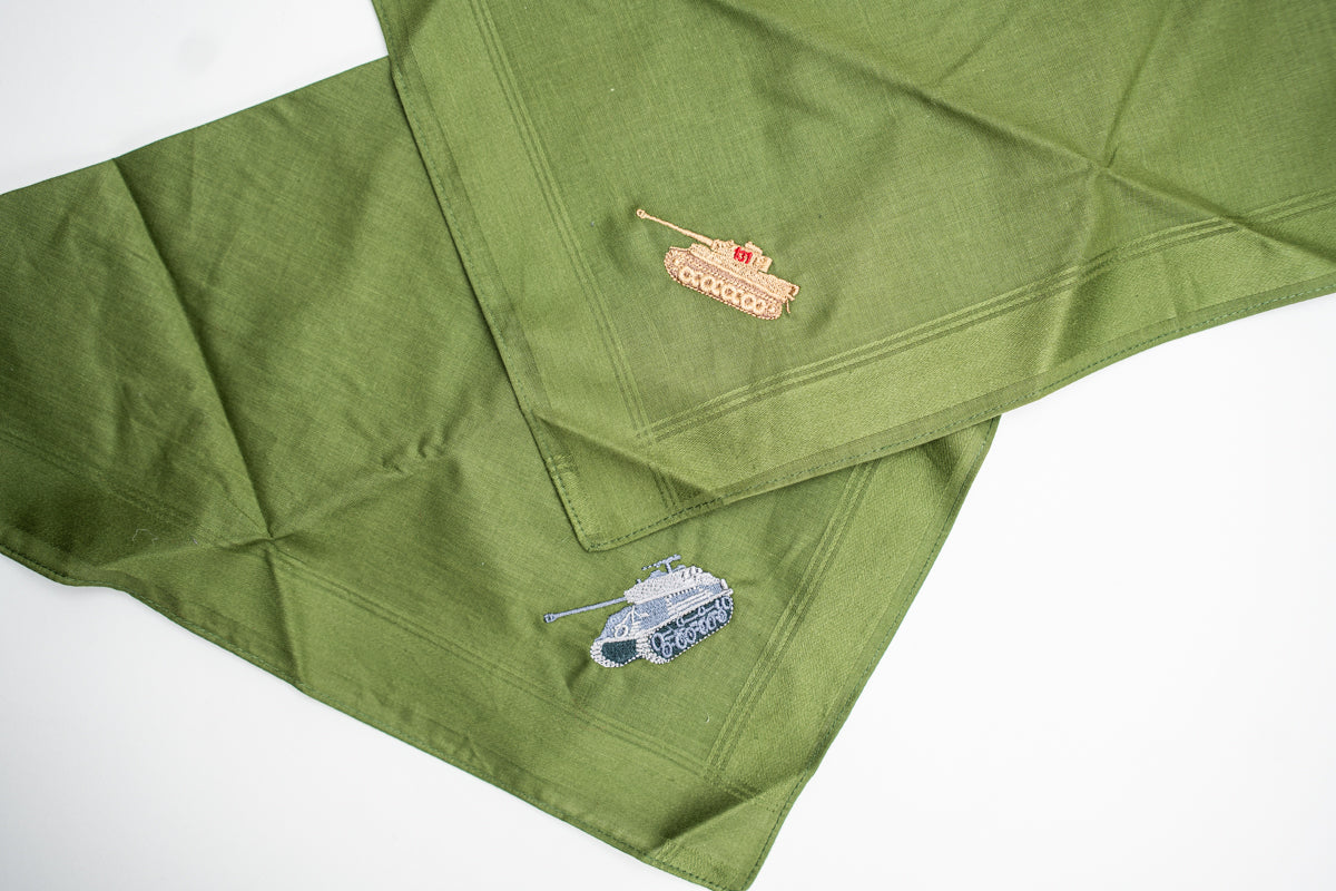 Tank Museum Tiger & Fury Handkerchiefs Hankies Dalaco